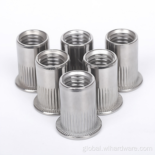 Flat Head Hex Head Stainless Blind Rivet Nuts